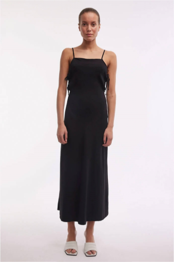 Oval Square, Austin long dress, black